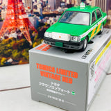 Tomytec Tomica Limited Vintage Neo 1/64 Toyota Crown Comfort Tokyo Radio Taxi (Green) 東京無線タクシー LV-N218a
