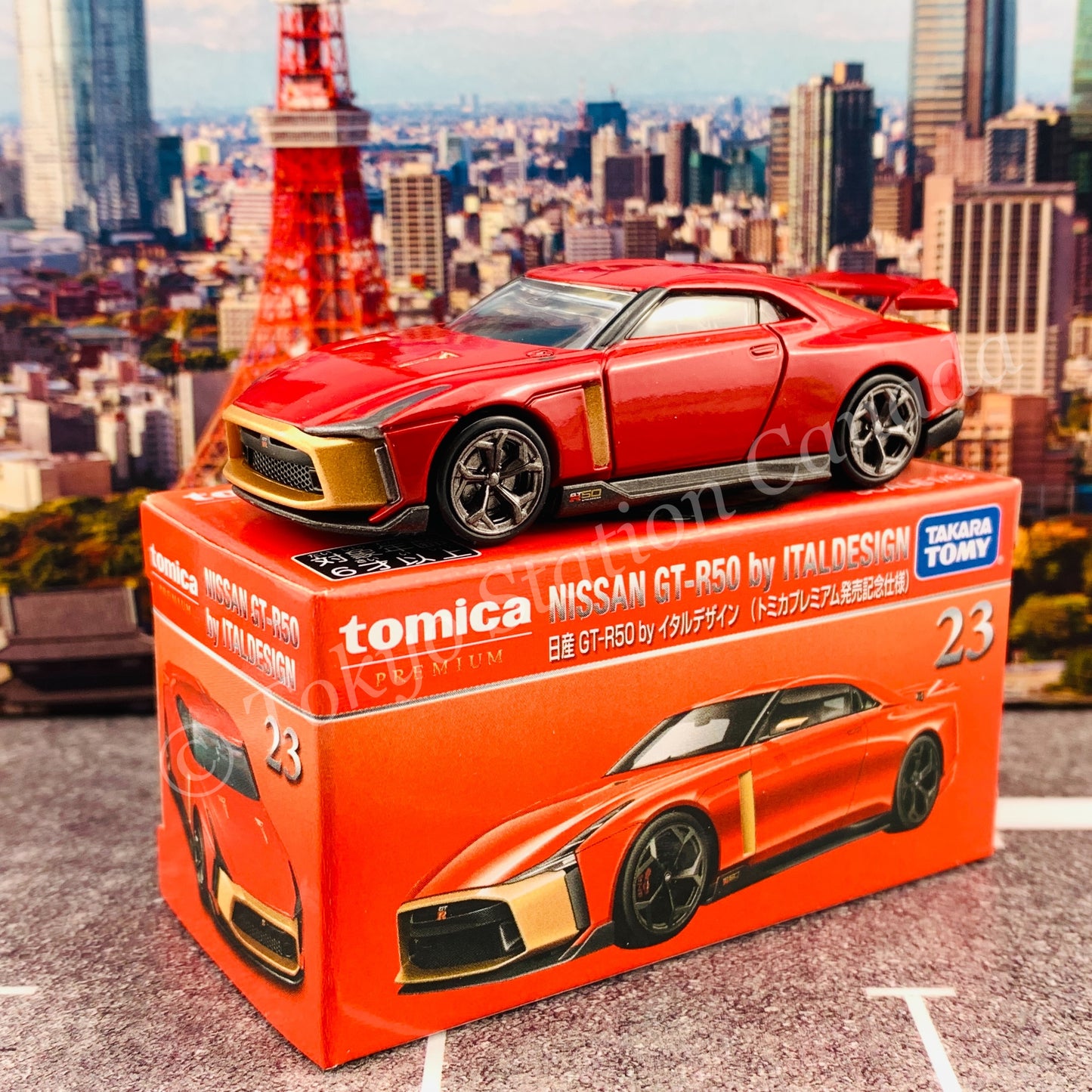 Tomica Premium 23 Nissan GT-R50 by Italdesign (Tomica Premium Release Commemorative Specificationトミカプレミアム発売記念仕様)