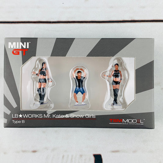 MINI GT  1/64 Figurine - LB★Works Mr. Kato & Show Girls Type B MGTAC05