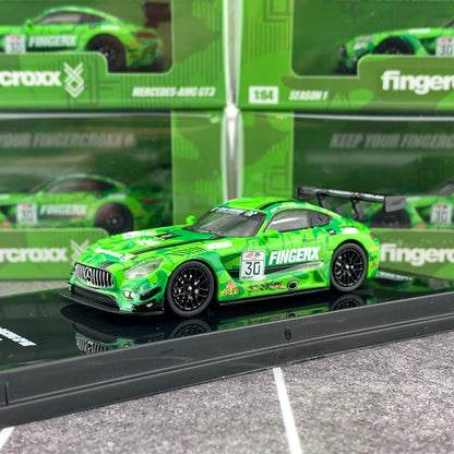 Tarmac Works 1/64 FINGERX x eRACING GP HK Mercedes-AMG GT3 T64-008-eRGP18FX