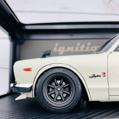 Ignition Model 1/18 Nissan Skyline 2000 GTR KPGC10 White IG1787