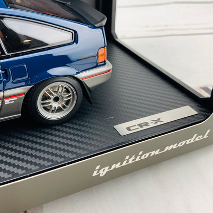 Ignition Model 1/18 Honda BALLADE SPORTS CRX Si (E-AS) Blue/Silver IG1628
