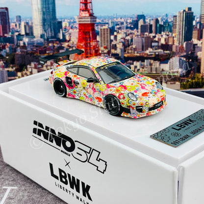 INNO64 1/64 997 LBWK Jaden.C Sunflowers  Carloverdiecast Special Edition Model With Special Packaging Box IN64-997LB-JCSF