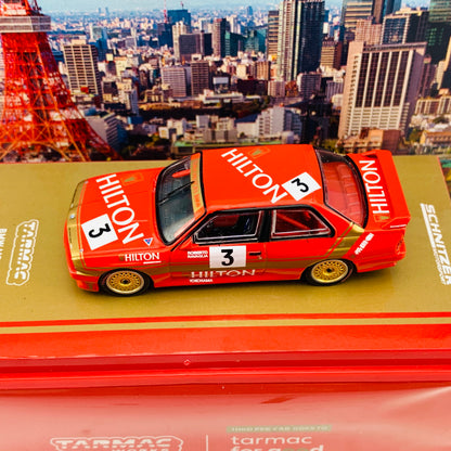 Tarmac Works 1/64  BMW M3 E30 Macau Guia Race 1987 Winner Roberto Ravaglia Macau GP 2020 Special Edition  T64-009-87MAC03
