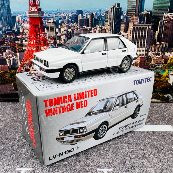 TOMYTEC Tomica Limited Vintage NEO 1/64 Lancia Delta HF Integrale 16V (white) LV-N130d