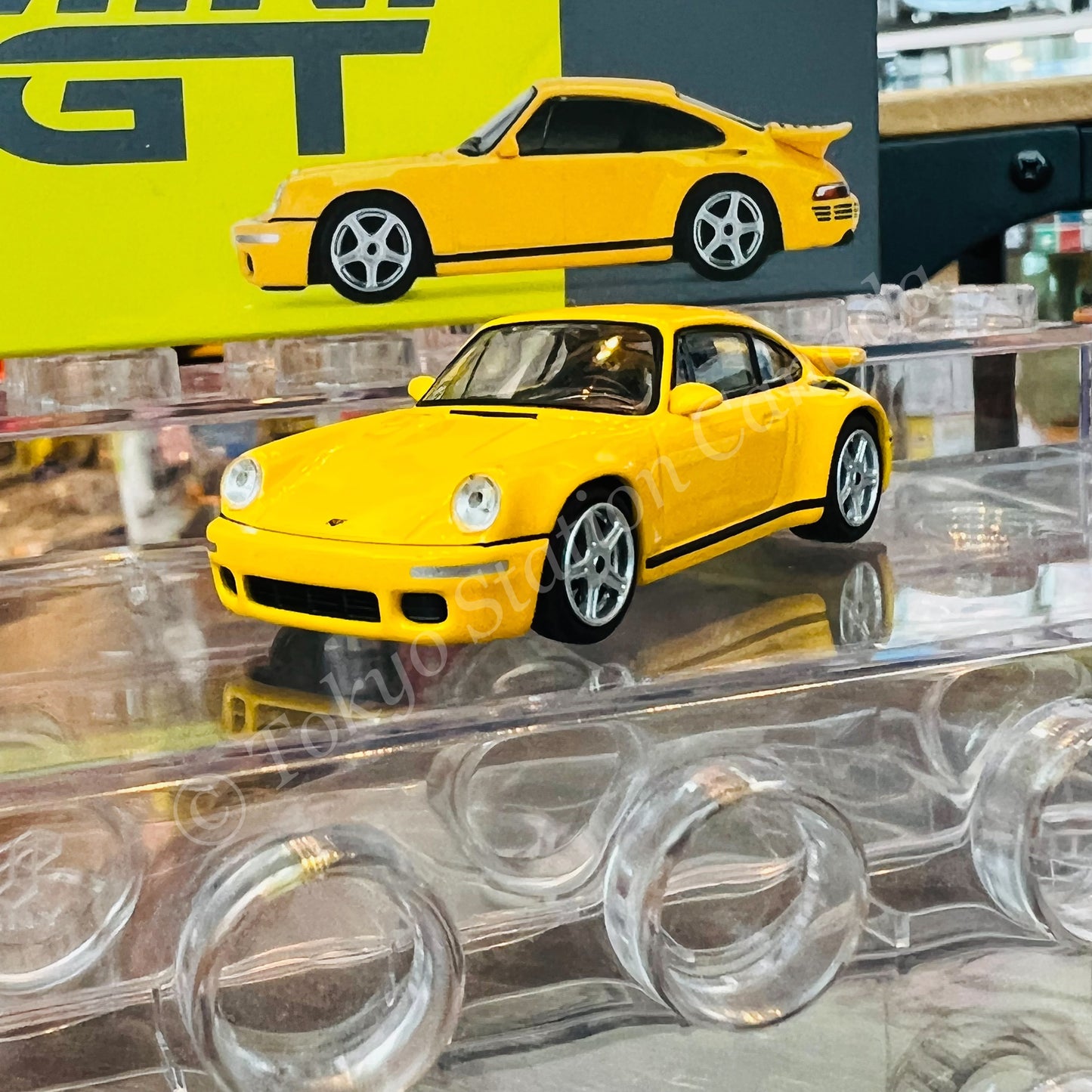 MINI GT 1/64 RUF CTR Anniversary Blossom Yellow LHD MGT00358-L