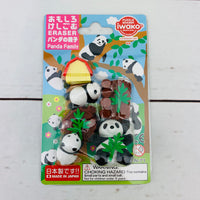 Iwako Japanese Eraser Set - Panda Family ER-BRI059