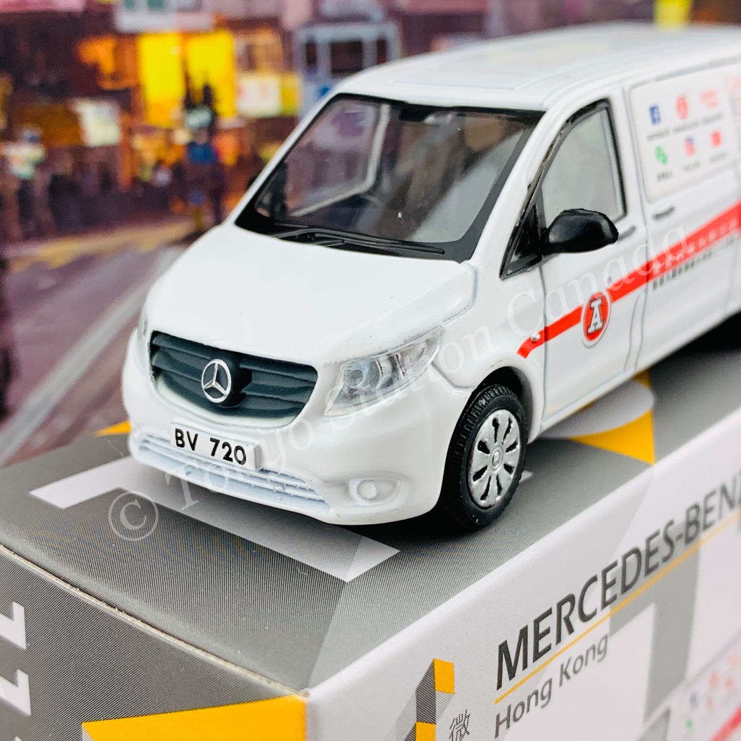 TINY 微影 113 MERCEDES-BENZ Vito Red A 平治 Vito  紅A ATC65072