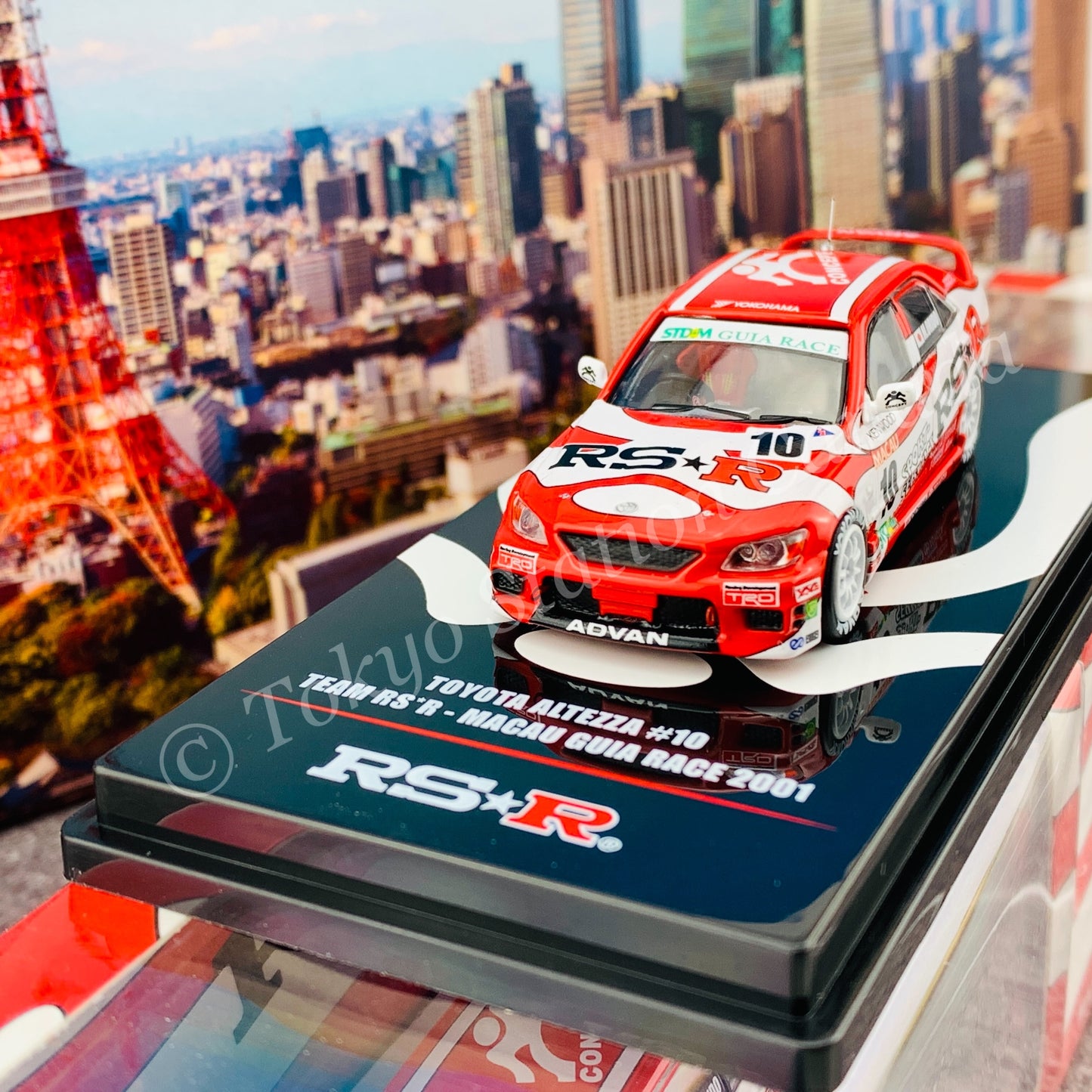 INNO64 1/64 Toyota Altezza #10 RSR Macau Guia Race 2001 IN64-RS200-10RSR