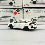 MINI GT 1/64 Honda Civic Type R (FK8) Championship White w/Carbon Kit & TE37 Wheel (RHD) MGT00065-R