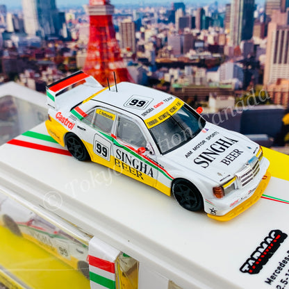 Tarmac Works 1/64 HOBBY64 Mercedes-Benz 190 E 2.5-16 Evolution II SE Asia Touring Car Championship 1995  C. Nattavude T64-024-95SEA99