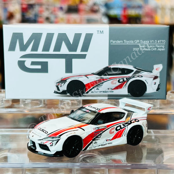 MINI GT 1/64 Pandem Toyota GR Supra V1.0  #770 Team Cusco Racing 2021 Formula Drift Japan RHD MGT00364-R