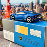 MINI GT 1/64 Lamborghini Huracán EVO  Blu Eleos LHD MGT00229-L