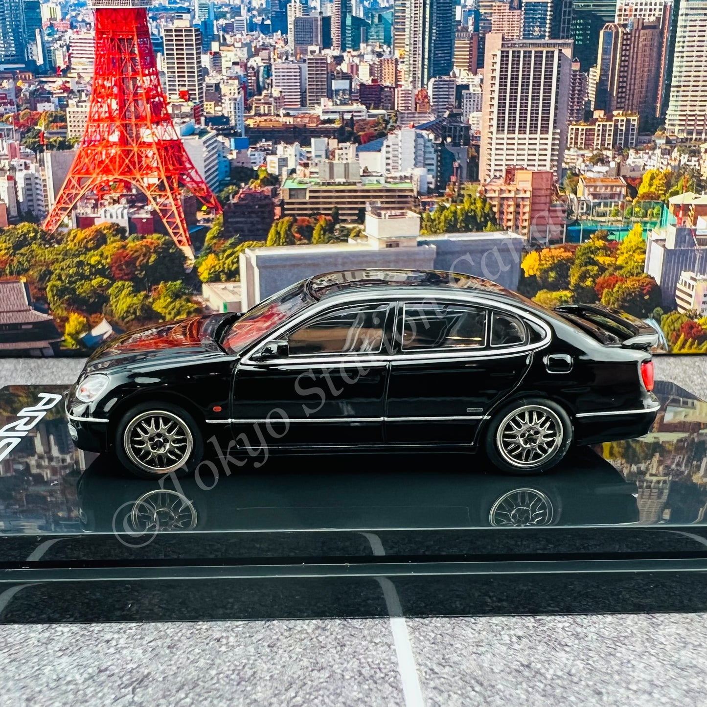 HOBBY JAPAN 1/64 Toyota ARISTO V300 VERTEX EDITION Customized Version Black HJ641030CBK