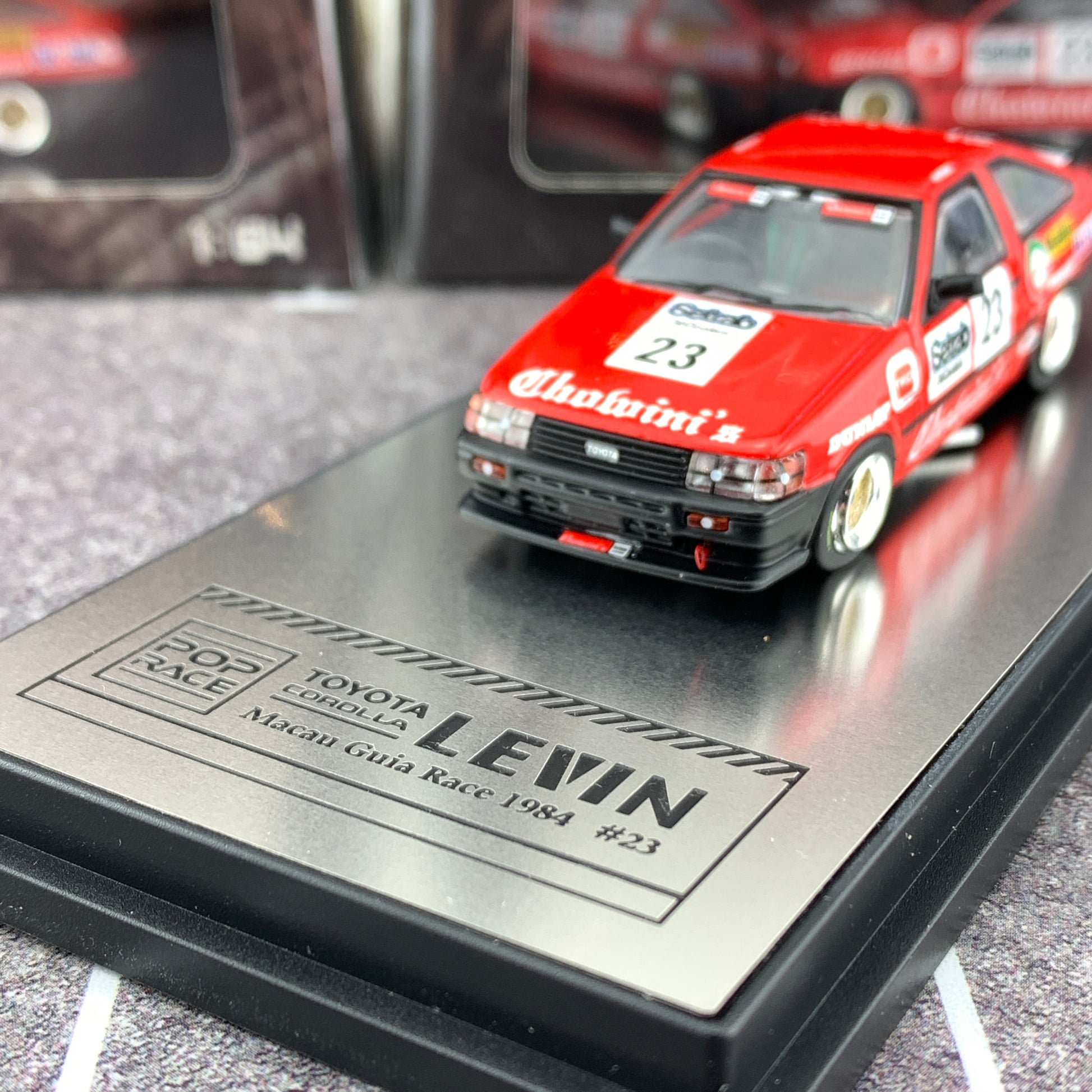 INNO64 x POPRACE Toyota Corolla Levin macau Guia Race 1994 #23 PR64-86-84M23