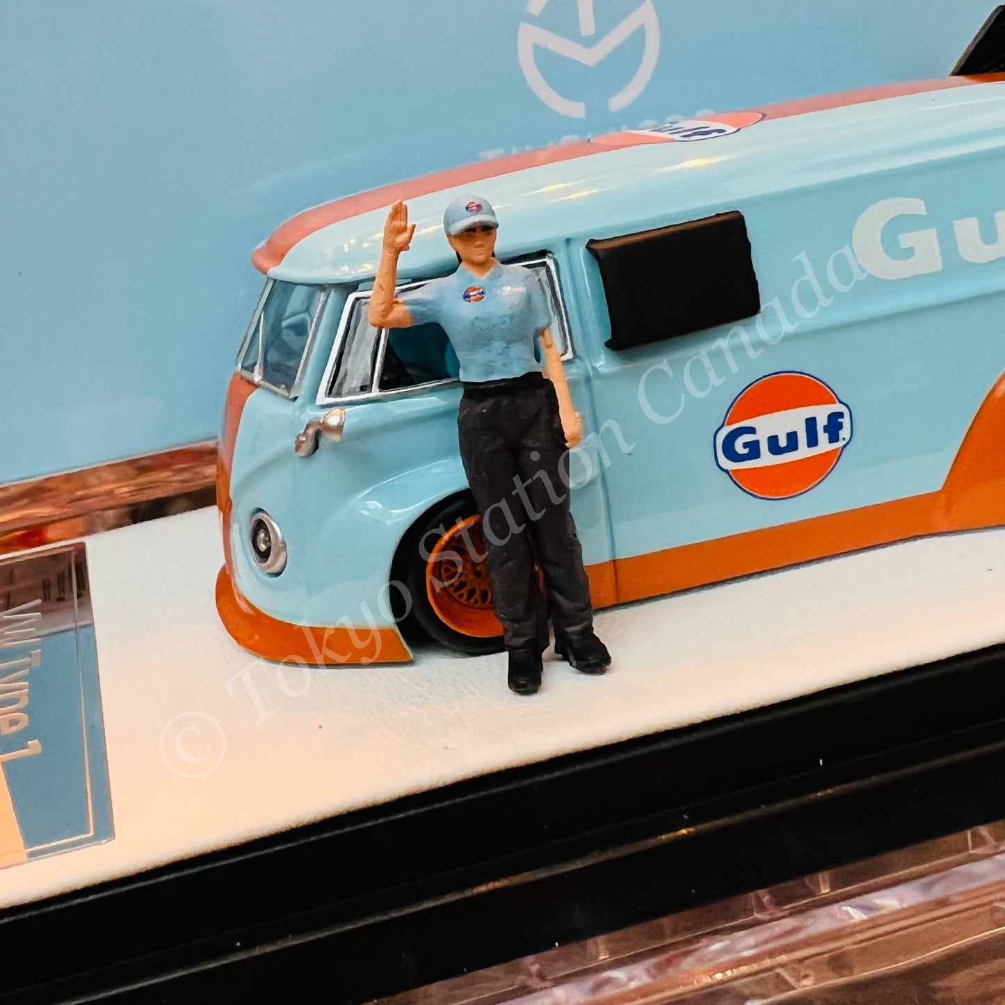 TIME MICRO 1/64 VW T1 GULF with Figurine 6975366840086