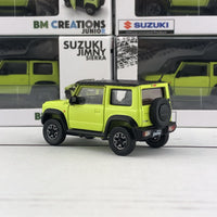 BM Creations 1/64 Suzuki Jimny Sierra (JB74) RHD - Kinetic Yellow/Bluish Black Pearl 3 Top 64B0003