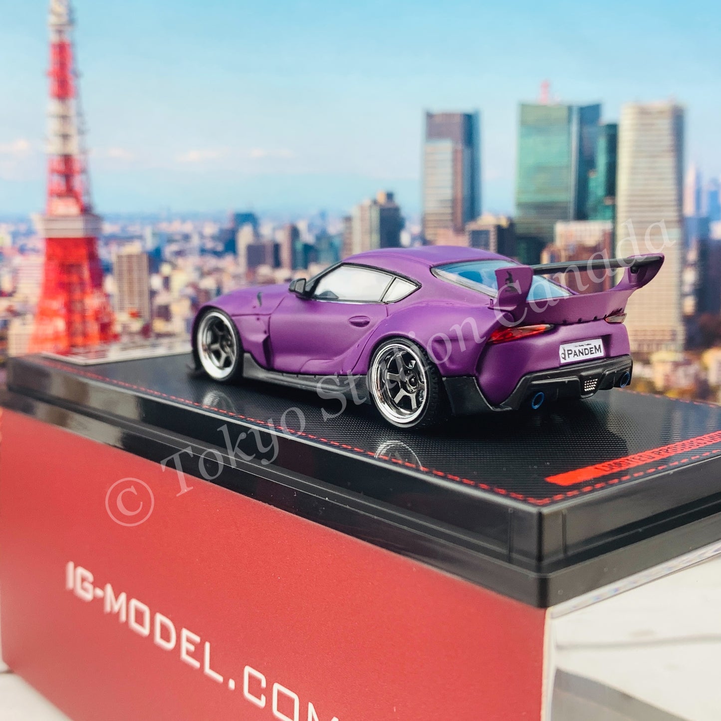 Ignition Model 1/64 PANDEM Supra (A90) Matte Purple IG2335