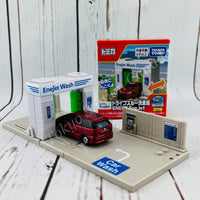 TOMICA WORLD Tomica Town Drive-Through Car Wash ENEOS EneJet