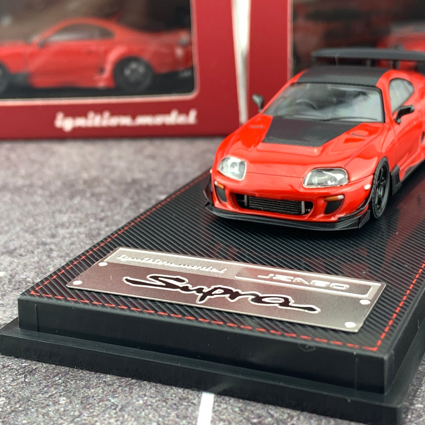 Ignition Model 1/64 Toyota Supra (JZA80) RZ Red IG1862