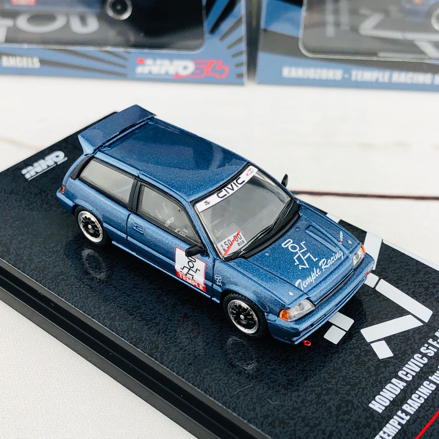 INNO64 JDM Collection HONDA CIVIC Si E-AT Kanjozoku - Temple Racing by Loop Angels IN64-EAT-JDM02