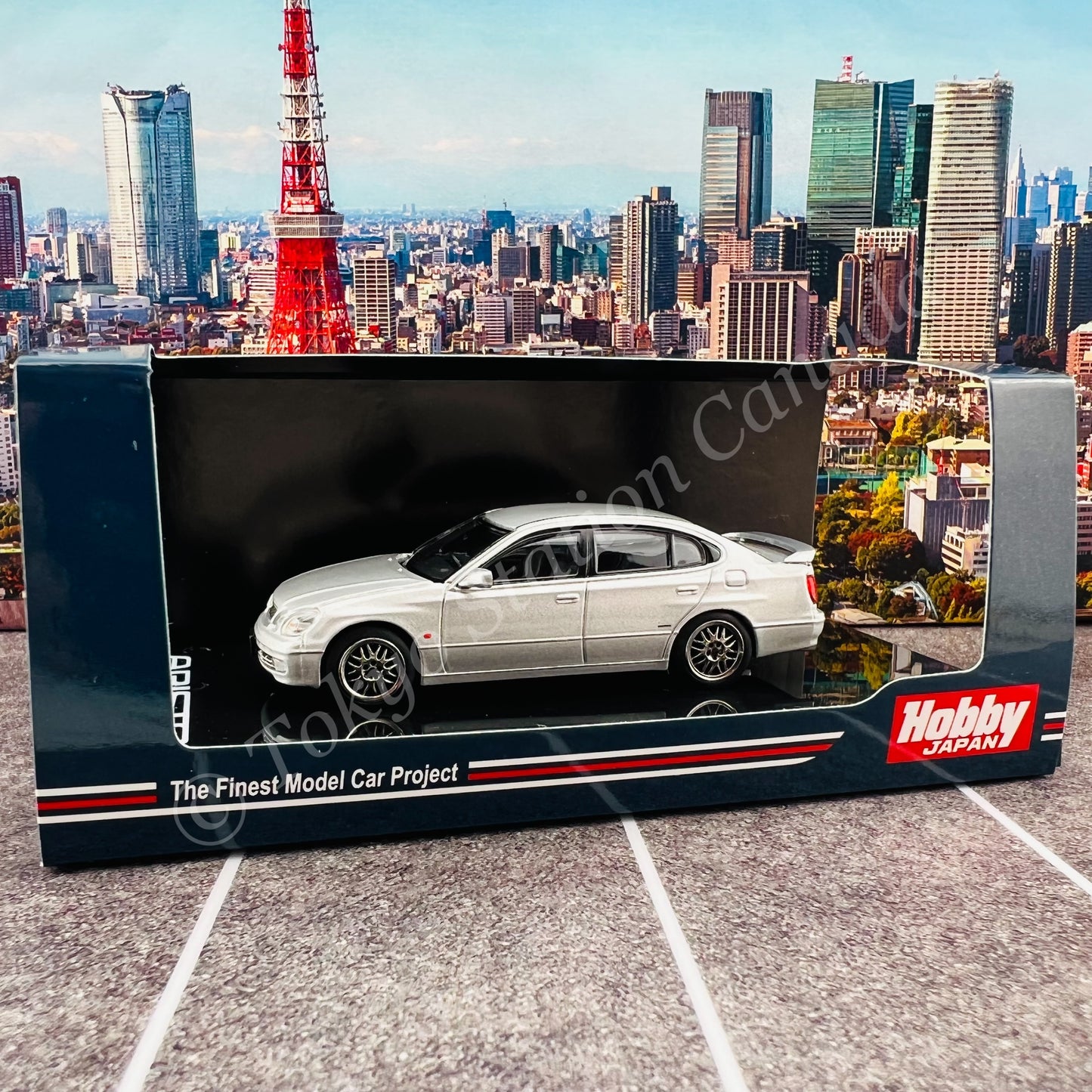 HOBBY JAPAN 1/64 Toyota ARISTO V300 VERTEX EDITION Customized Version Silver HJ641030CS