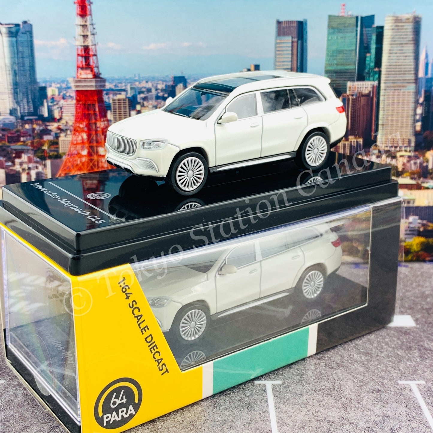 PARA64 1/64 Mercedes-Maybach GLS White LHD PA-55302