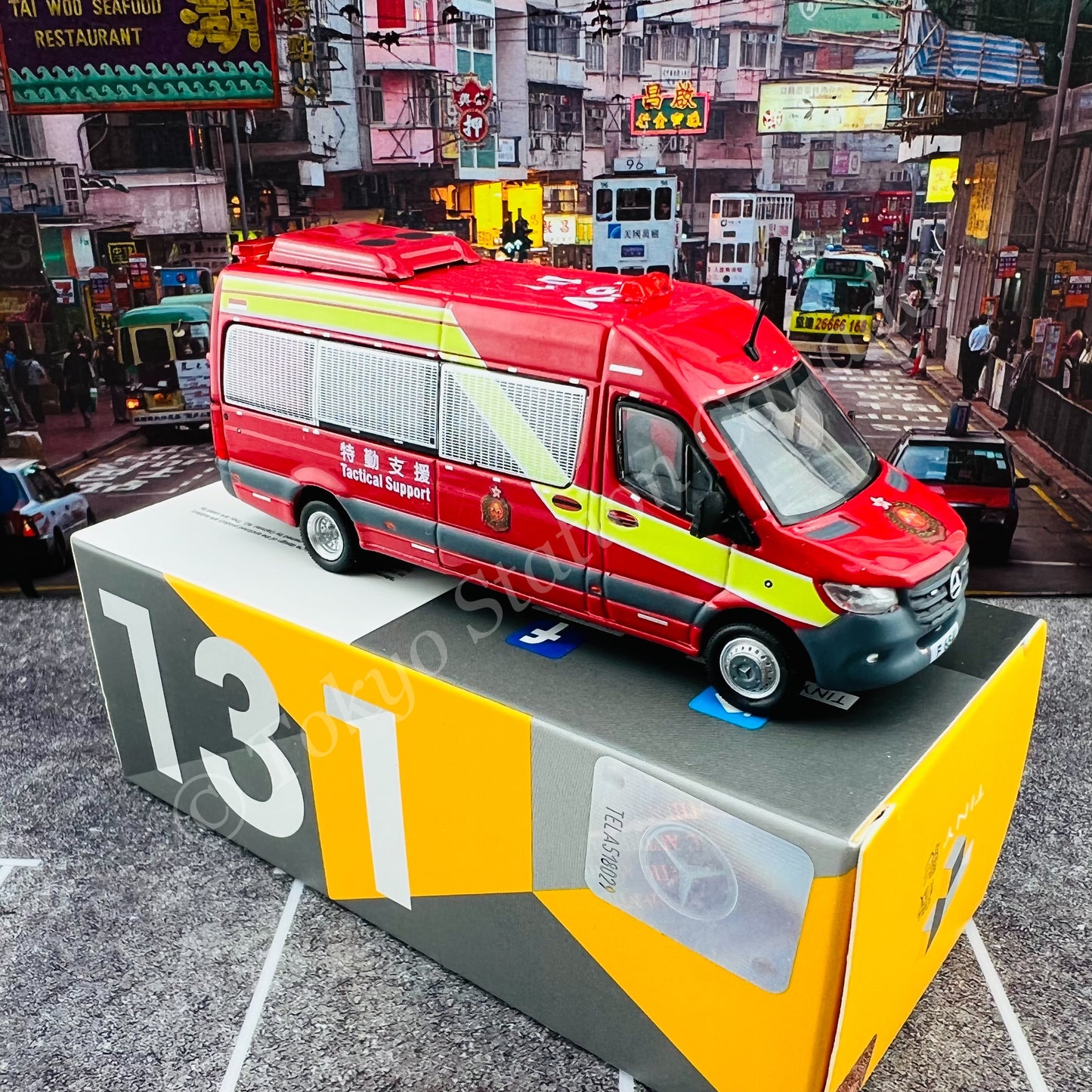 TINY 微影 131 MERCEDES-BENZ Sprinter Hong Kong FSD (TSU) F6541 消防處特勤支援 ATC65368