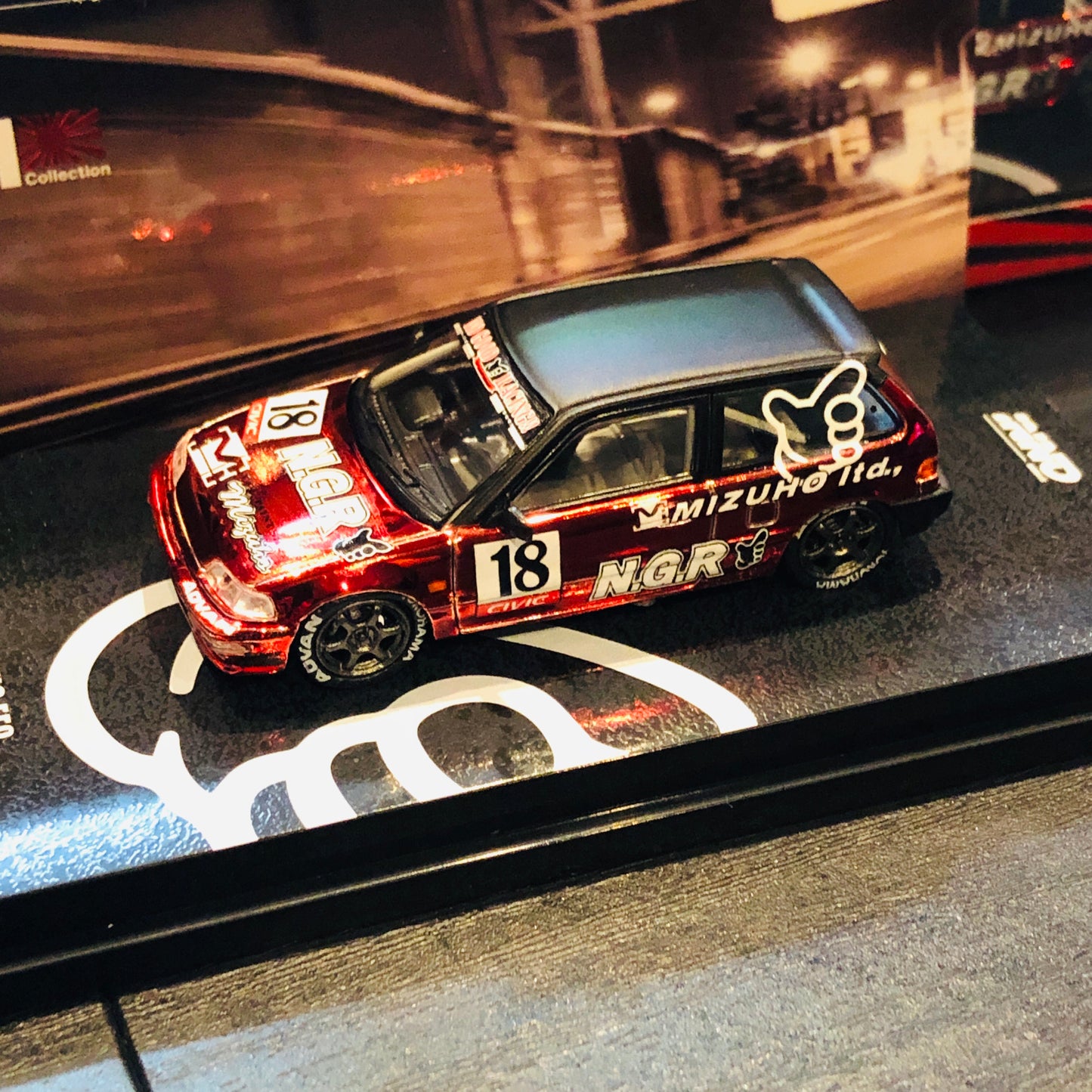 INNO64 JDM Collection 1/64 Honda Civic EF9 Mizuho - No Good Racing