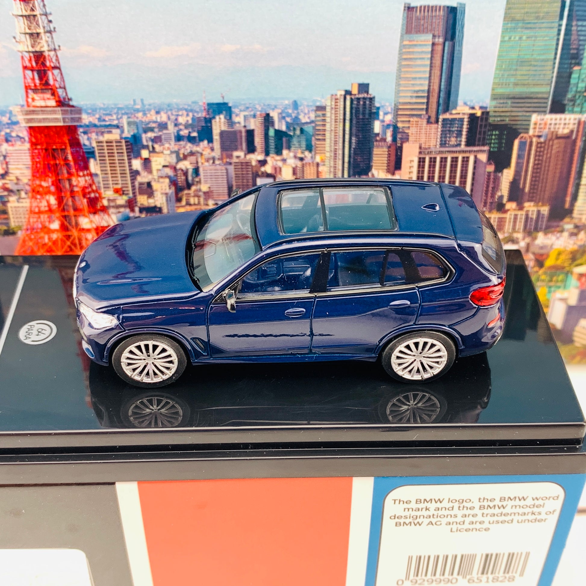 PARA64 1/64 BMW X5 (G05) Tanzanite Blue RHD PA-65182