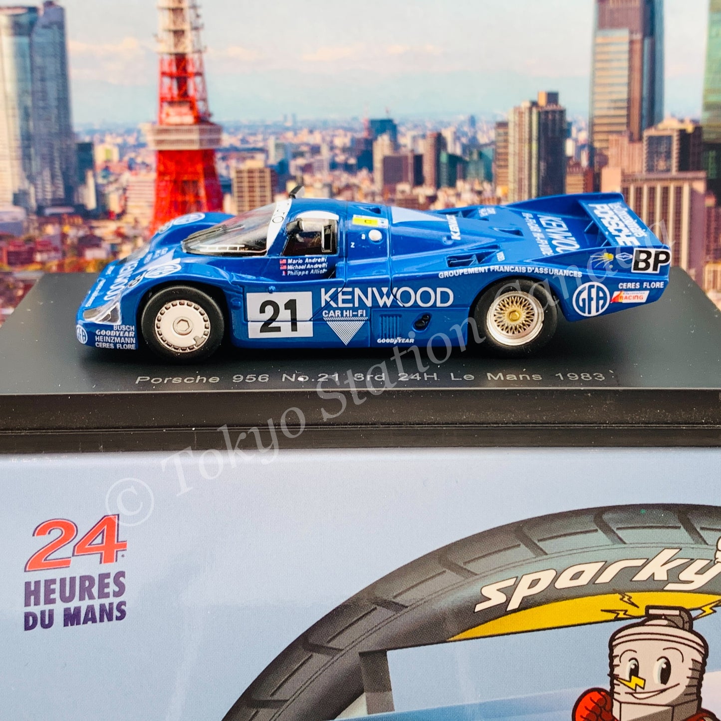 Sparky 1/64 Porsche 956 No.21 3rd 24H Le Mans 1983 M. Andretti - M. Andretti - P. Alliot Y177