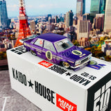 KaidoHouse x MiniGT 1/64 Datsun 510 Pro Street OG Purple LHD KHMG002