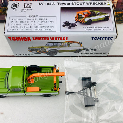 Tomytec Tomica Limited Vintage 1/64 Toyota Stout Wrecker (Green) LV-188a