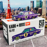 KaidoHouse x MiniGT 1/64 Datsun 510 Pro Street OG Purple LHD KHMG002
