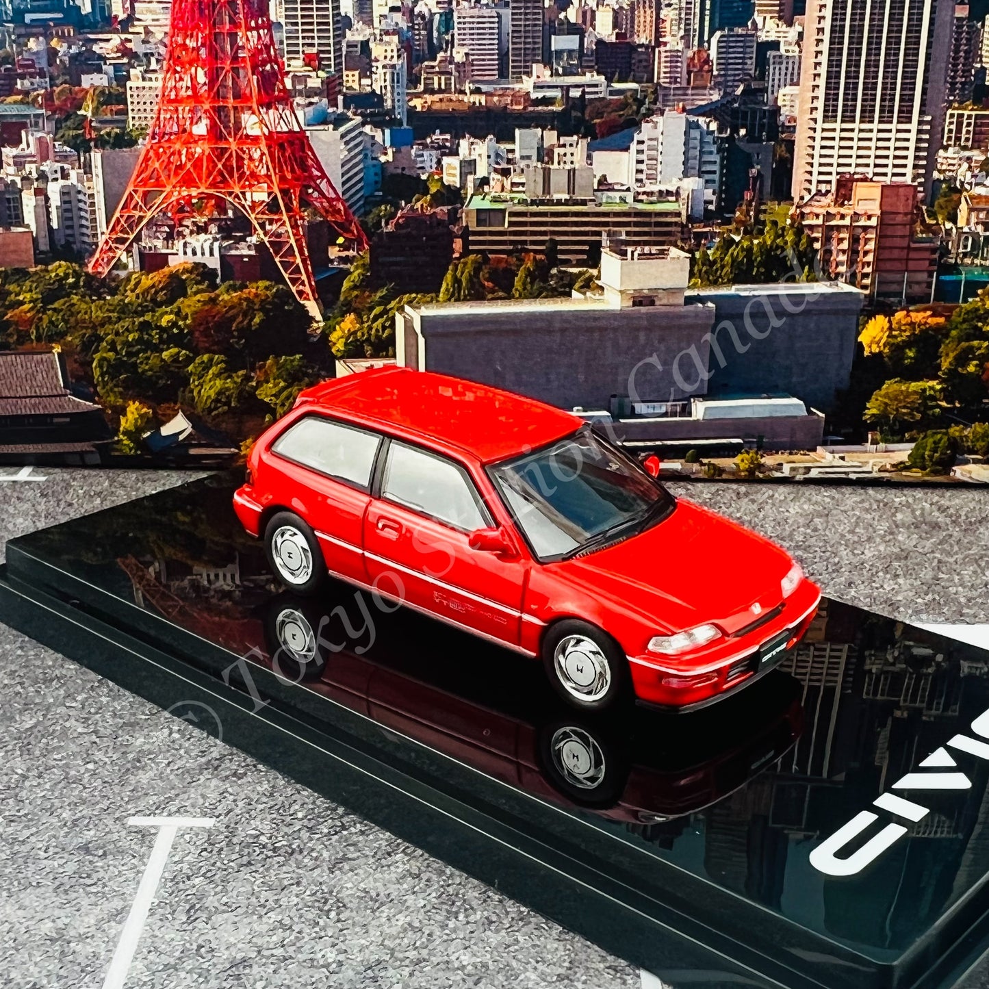 HOBBY JAPAN 1/64 Honda CIVIC (EF9) SiR Ⅱ Red HJ641031AR