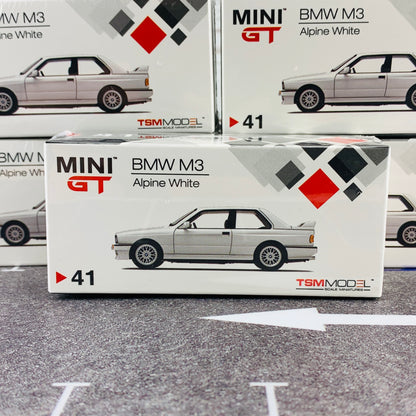 MINI GT 1/64 BMW M3 (E30) Alpine White RHD MGT00041-R
