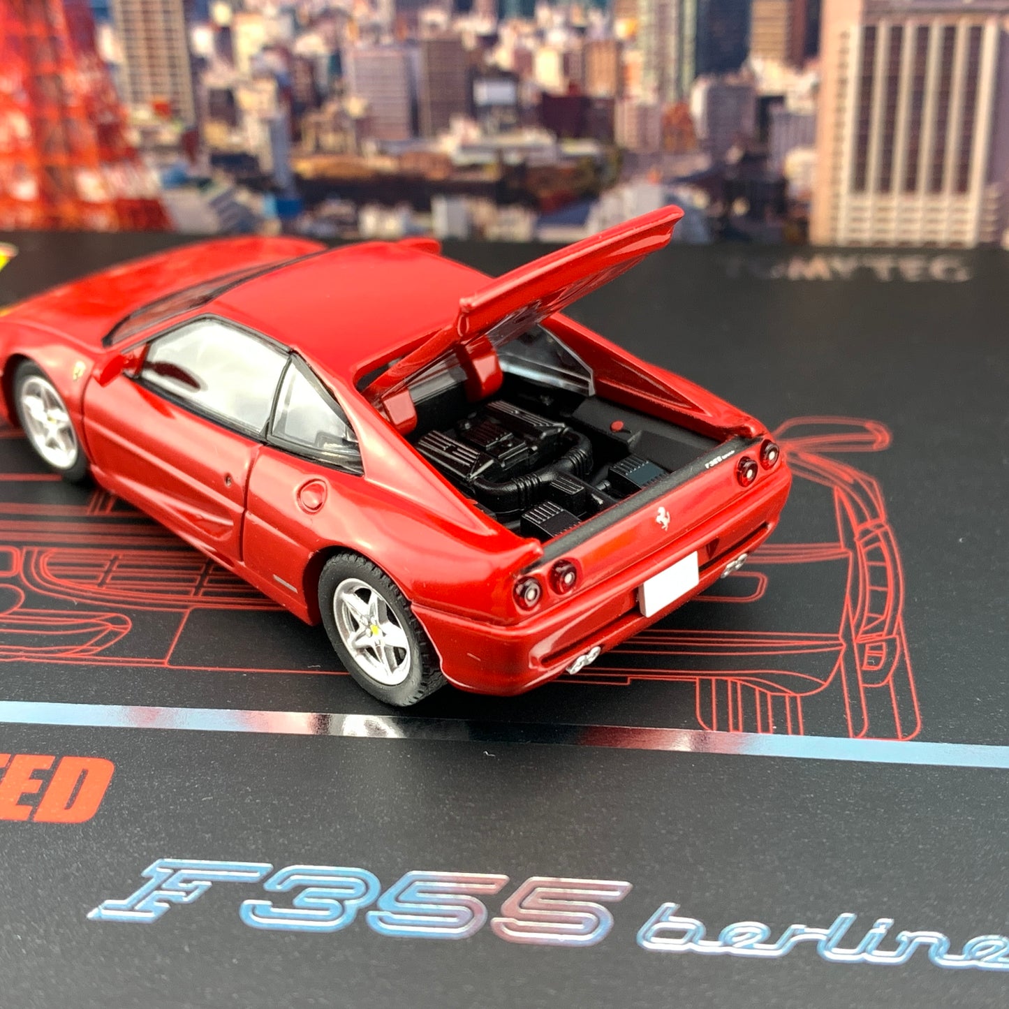 Tomytec Tomica Limited Vintage Neo 1/64 Ferrari F355 Berlinetta (RED)