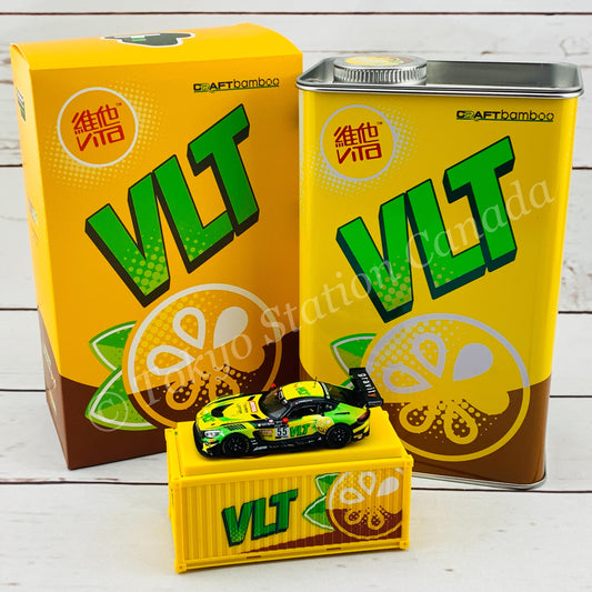 Tarmac Works 1/64 COLLAB64 Mercedes-AMG GT3 GT World Challenge Asia ESPORTS Championship 2020 Darryl O'Young with Metal Oil Can and Container T64-008-VLT