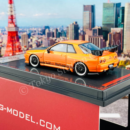 Ignition Model 1/64 TOP SECRET GT-R (VR32) Yellow Orange Metallic IG2397