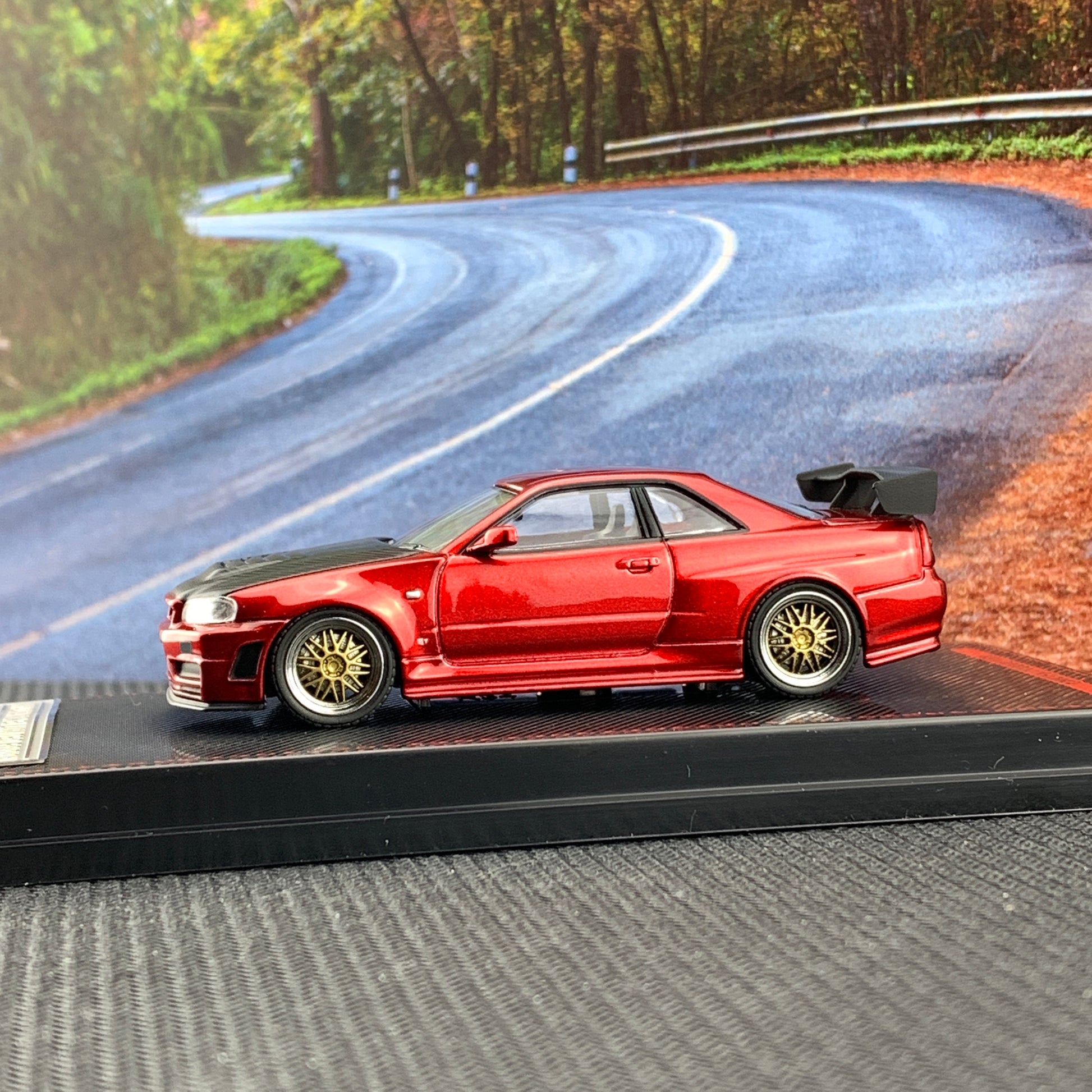 Ignition Model 1/64 Nismo R34 GTR Z-tune Red Metallic Miyazawa Mokei 2019 Limited Edition IG1871