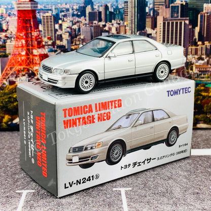 Tomytec Tomica Limited Vintage Neo 1/64 Toyota Chaser 3.0 Avante G (Silver) LV-N241b
