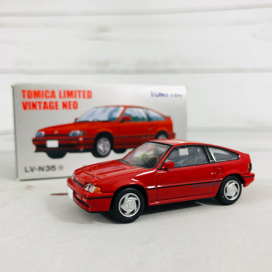 Tomica Limited Vintage Neo TOMYTEC LV-N35 Honda BALLADE SPORTS CRX Si (1985) Red