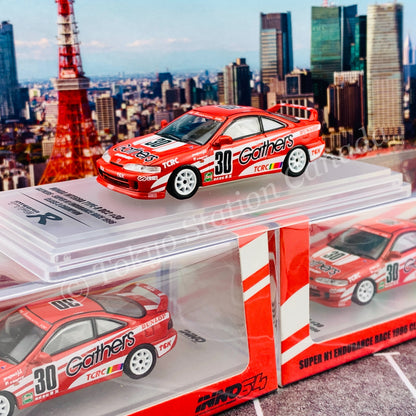 INNO64 1/64 HONDA INTEGRA TYPE-R DC2 #30 “GATHERS” Super N1 Endurance Race 1996 Class 3 Champion IN64-DC2-GAT