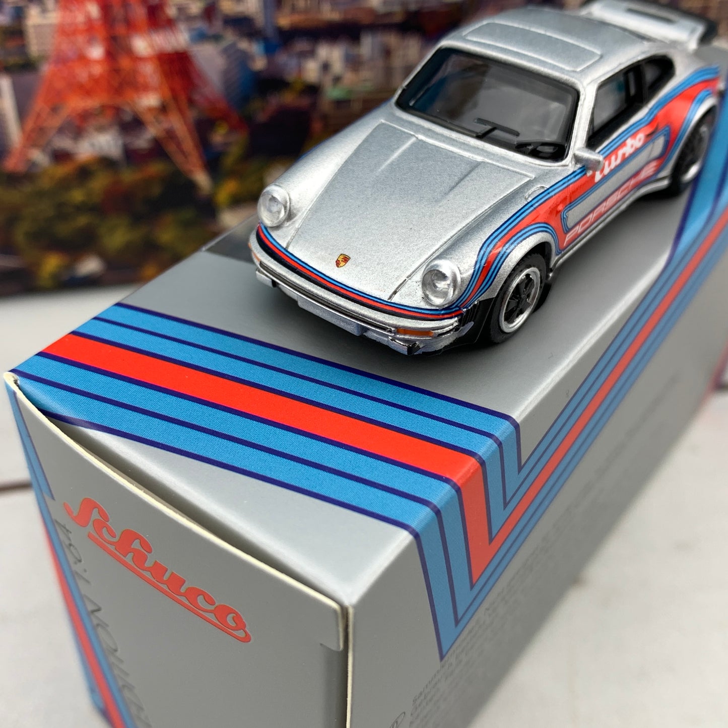 Schuco 1/64 Porsche 911 (930) Turbo Hong Kong Exclusive 452025000