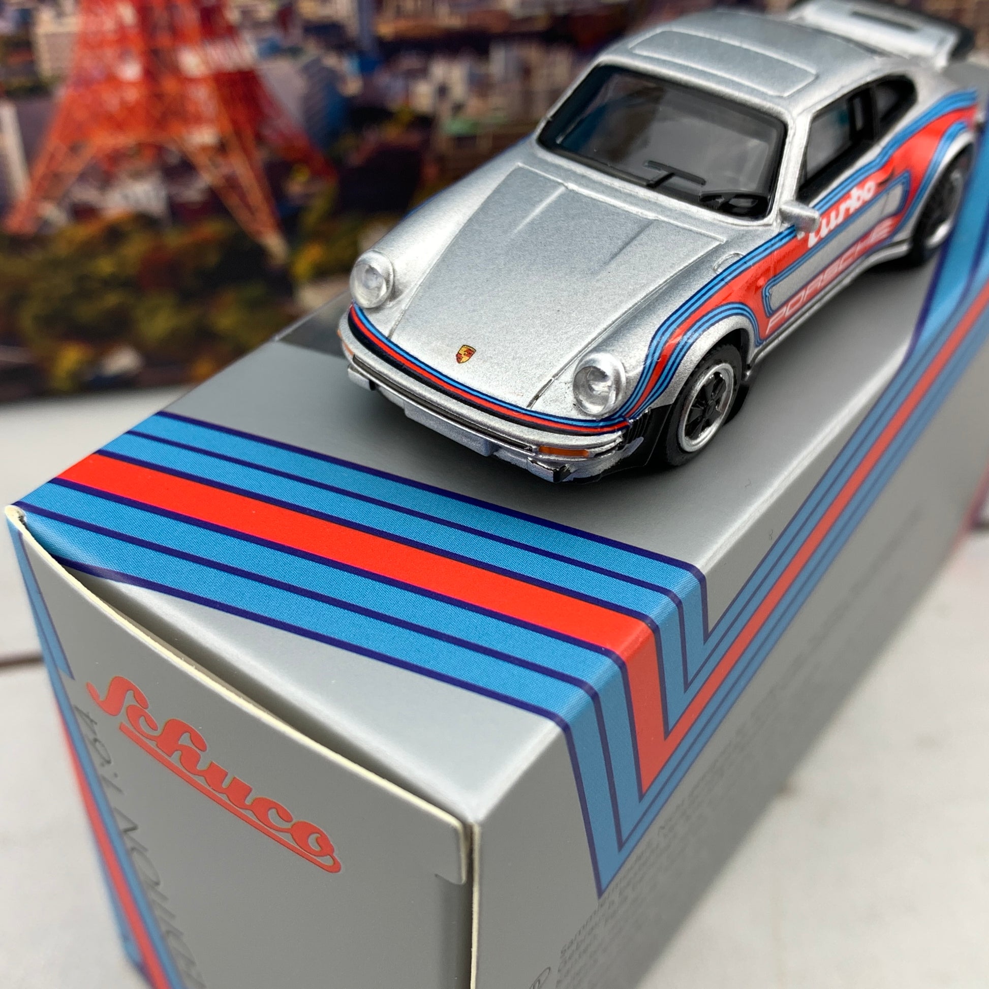 Schuco 1/64 Porsche 911 (930) Turbo Hong Kong Exclusive 452025000