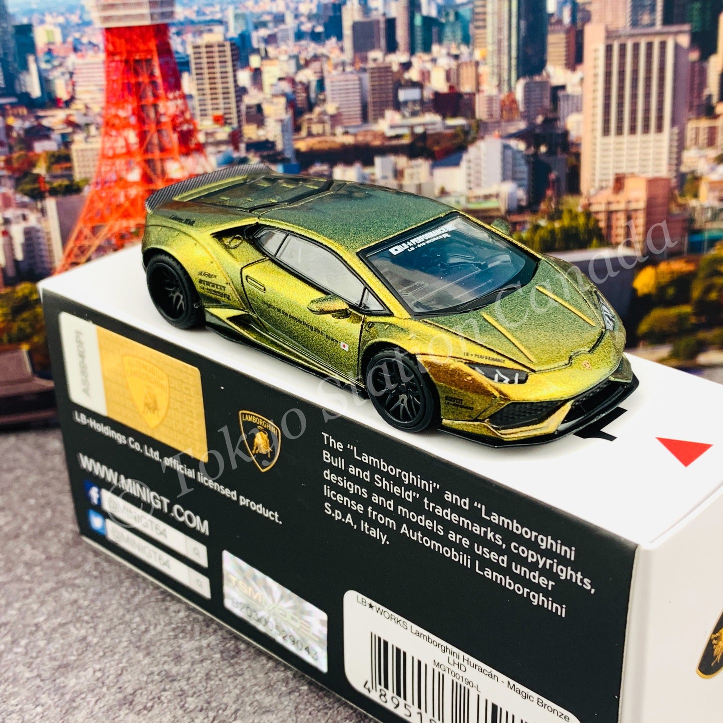 MINI GT 1/64 LB WORKS Lamborghini Huracán ver. 2 Magic Bronze LHD MGT00190-L