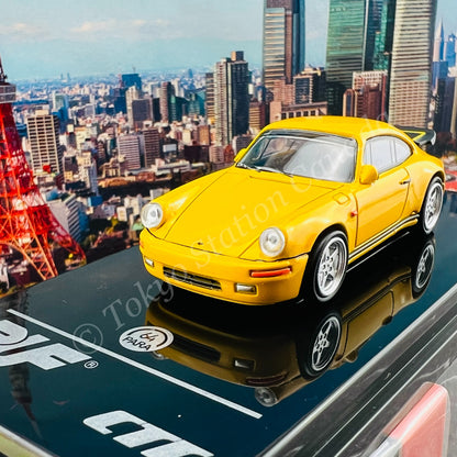 PARA64 1/64 RUF CTR Yellowbird 1987 Blossom Yellow PETERSEN AUTOMOTIVE MUSEUM Version LHD PA-55291 PM