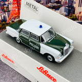 Schuco 1/64 Mercedes-Benz 200 (W110) POLIZEI 452027800