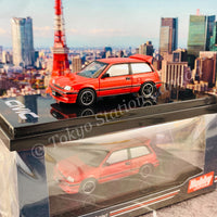 HOBBY JAPAN 1/64 Honda CIVIC Si (AT) 1984 Customized Version Red HJ641029CR