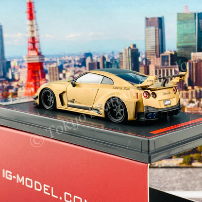 Ignition Model 1/64 LB-Silhouette WORKS GT Nissan 35GT-RR Matte Gold IG2383